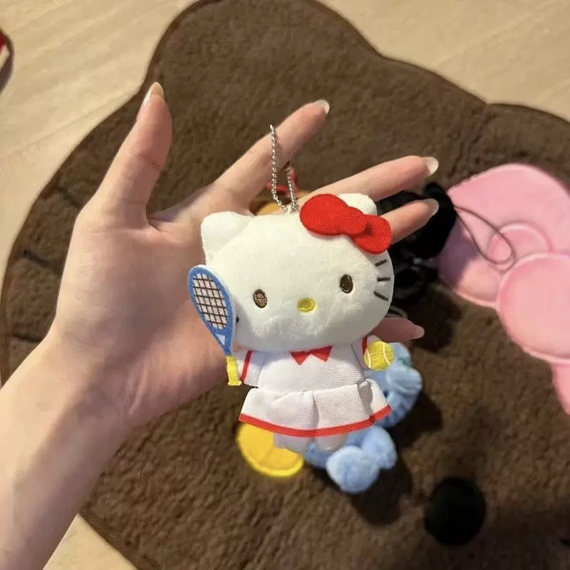 【宝藏库】可爱网球白裙kitty挂件