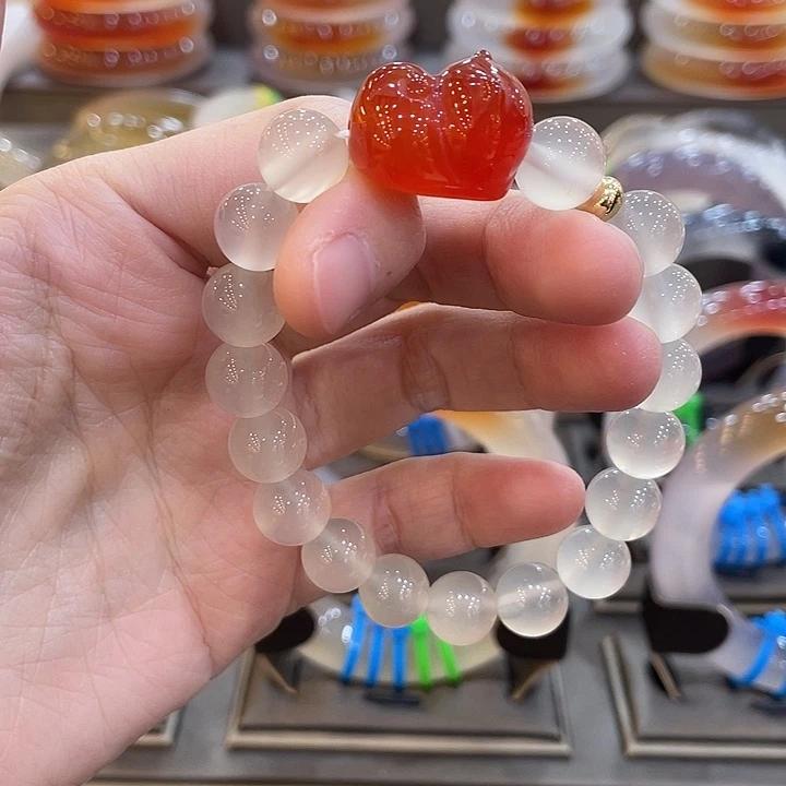 玛瑙/玉髓未镶嵌手链