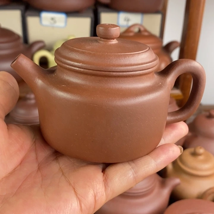 茶壶紫砂宜兴紫砂壶德中半手工制作