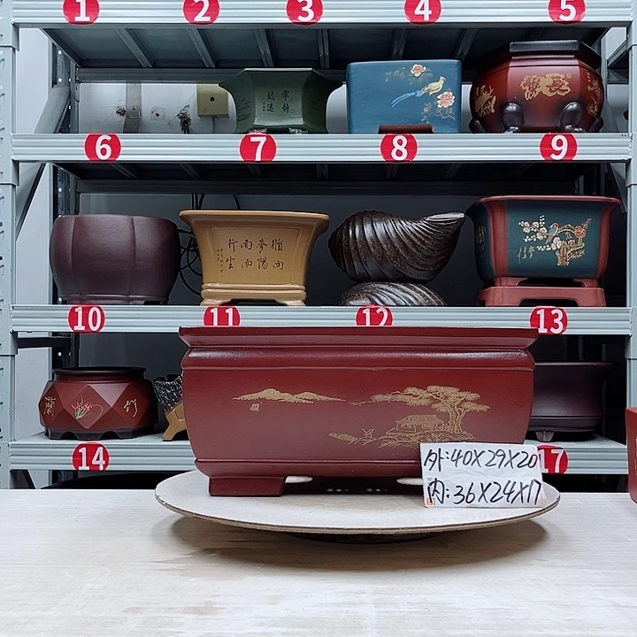 紫砂花盆紫砂花盆