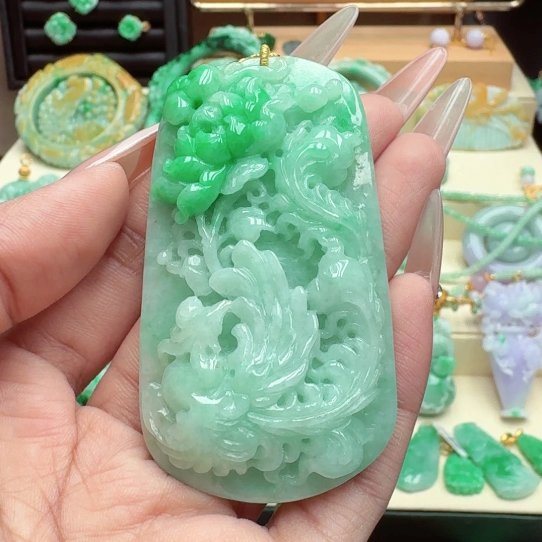 颈饰未镶嵌翡翠翡翠吊坠