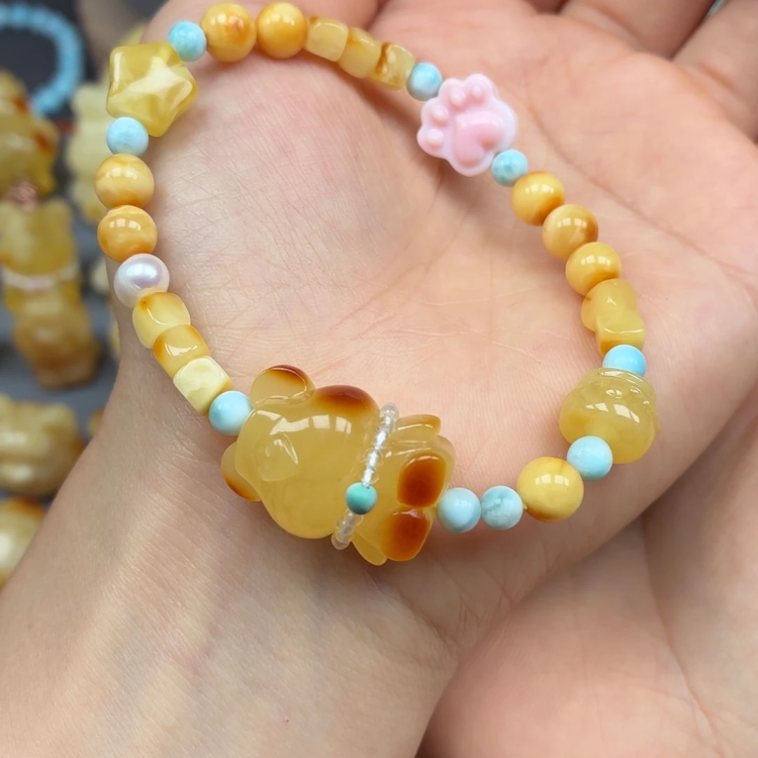 听****未镶嵌琥珀裸石蜜蜡