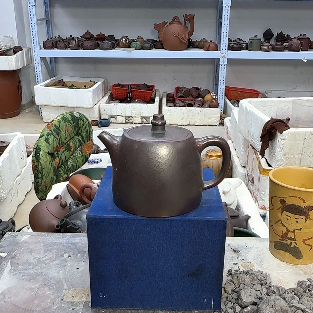 茶壶紫砂宜兴紫砂壶壶瑕疵处理