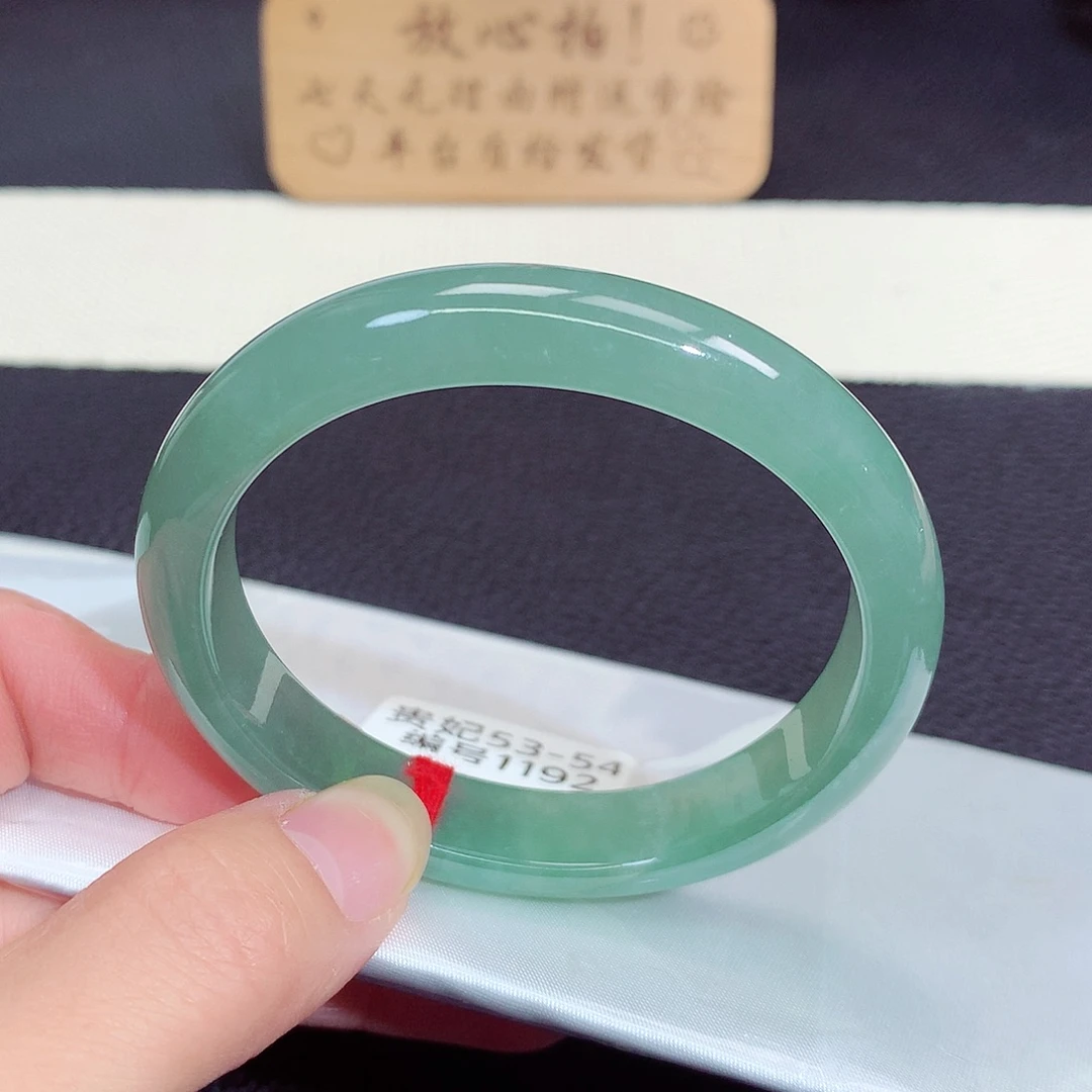 翡翠未镶嵌手镯1192