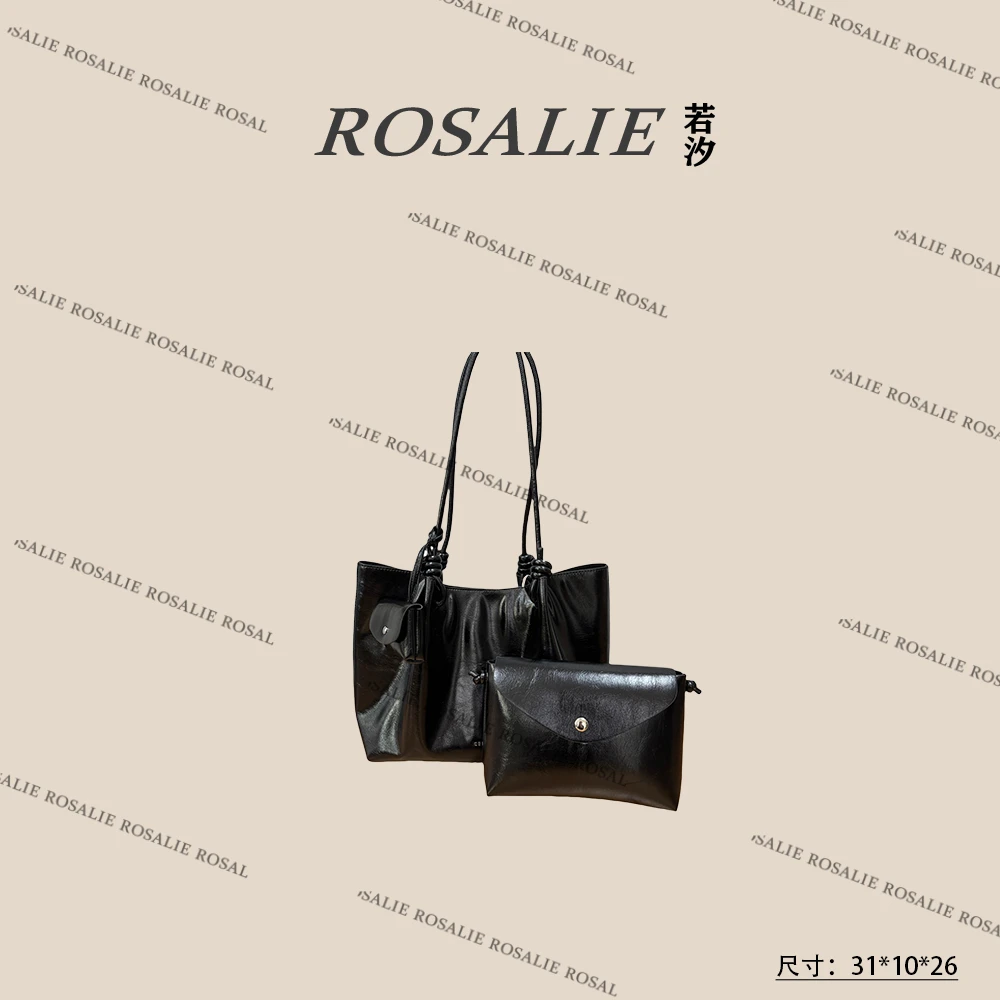 【若汐Rosalie】QYX-9795-黑色轻奢时尚气质百搭女士包包