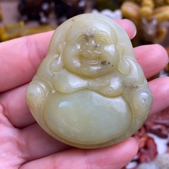 蛇纹石玉未镶嵌颈饰123