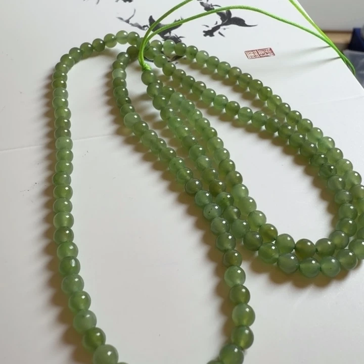 和田玉未镶嵌手链特价不退换卡4m碧玉