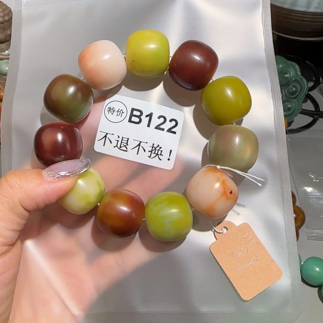 菩提根/象牙果手串B122大瑕疵不退不换介意勿拍