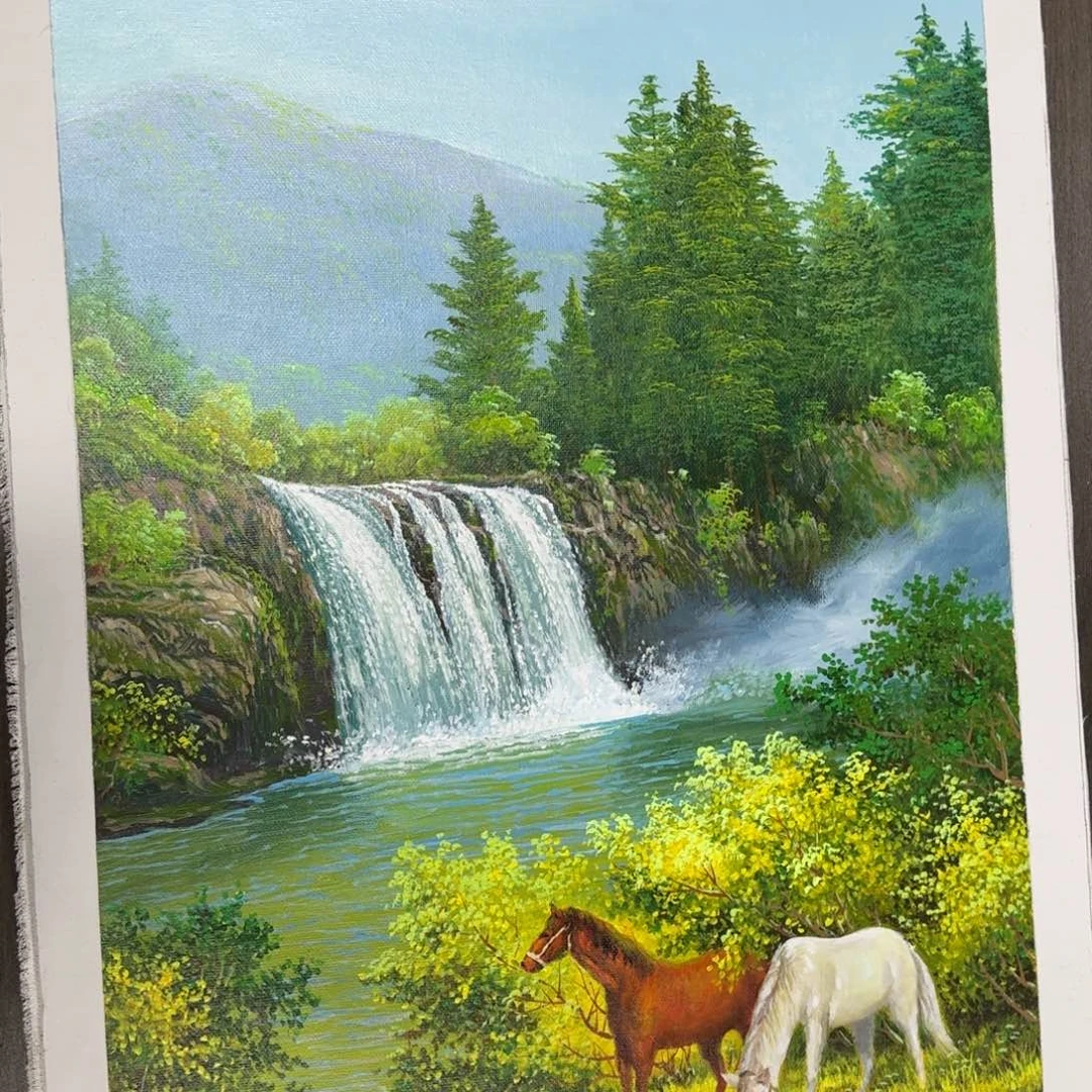 油画加油加油努力加油加油