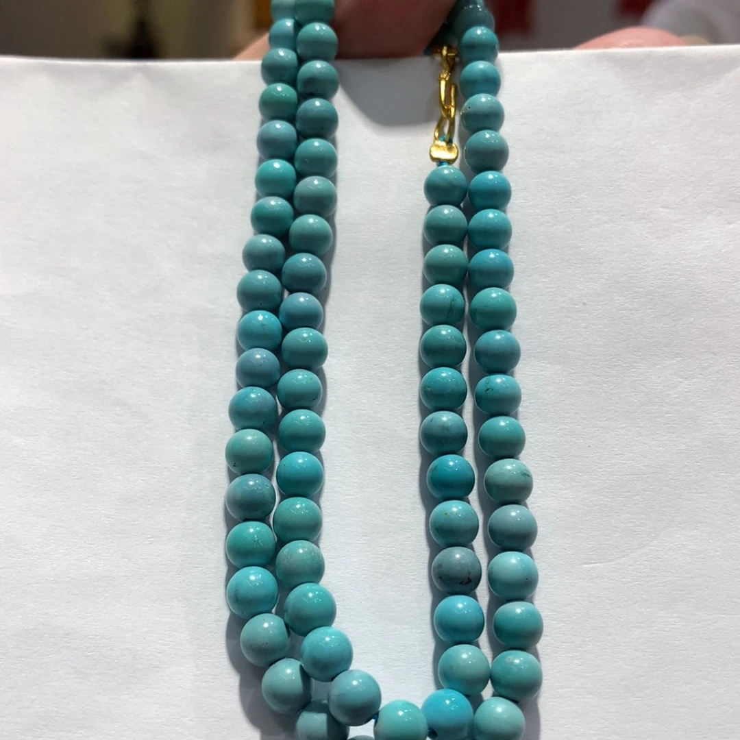 绿松石未镶嵌锁骨链