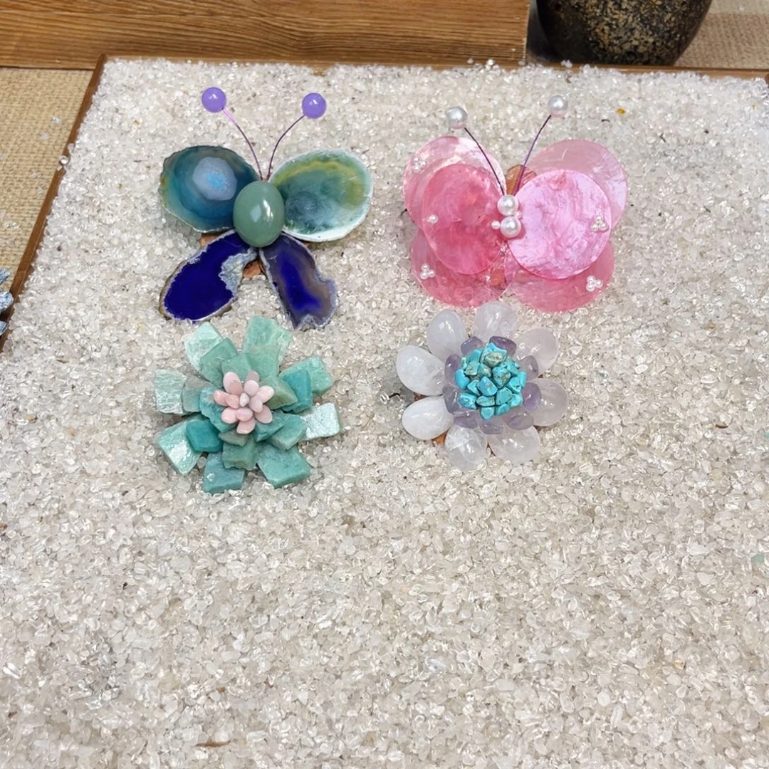 美***玉松塔干花摆件永生花