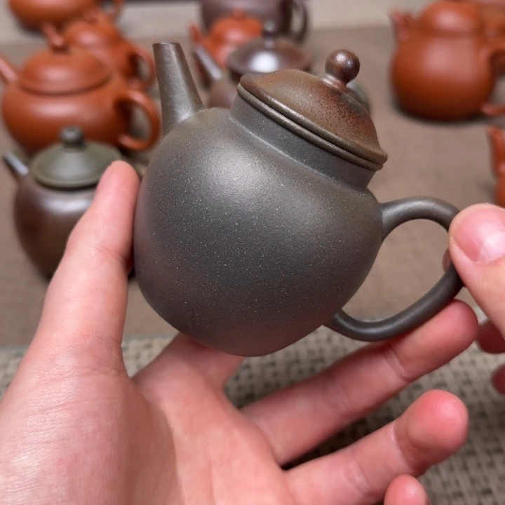 紫砂茶壶小品紫砂壶柴烧130cc