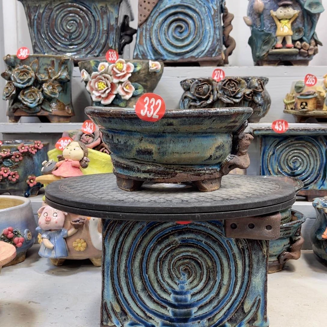 陶瓷微瑕332 号陶然花盆