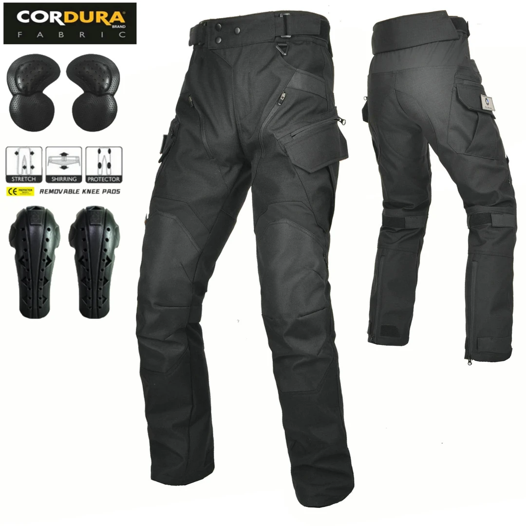 Winx Wheels 摩托车骑行裤考杜拉耐磨抗撕裂机车休闲工装防摔裤男