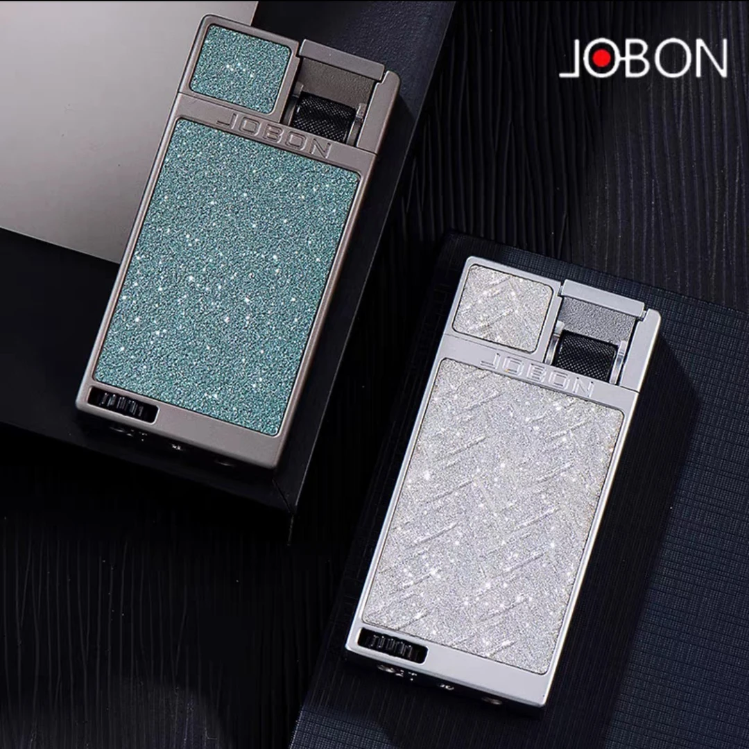 中邦320超薄扇形防风蓝焰气体打火机