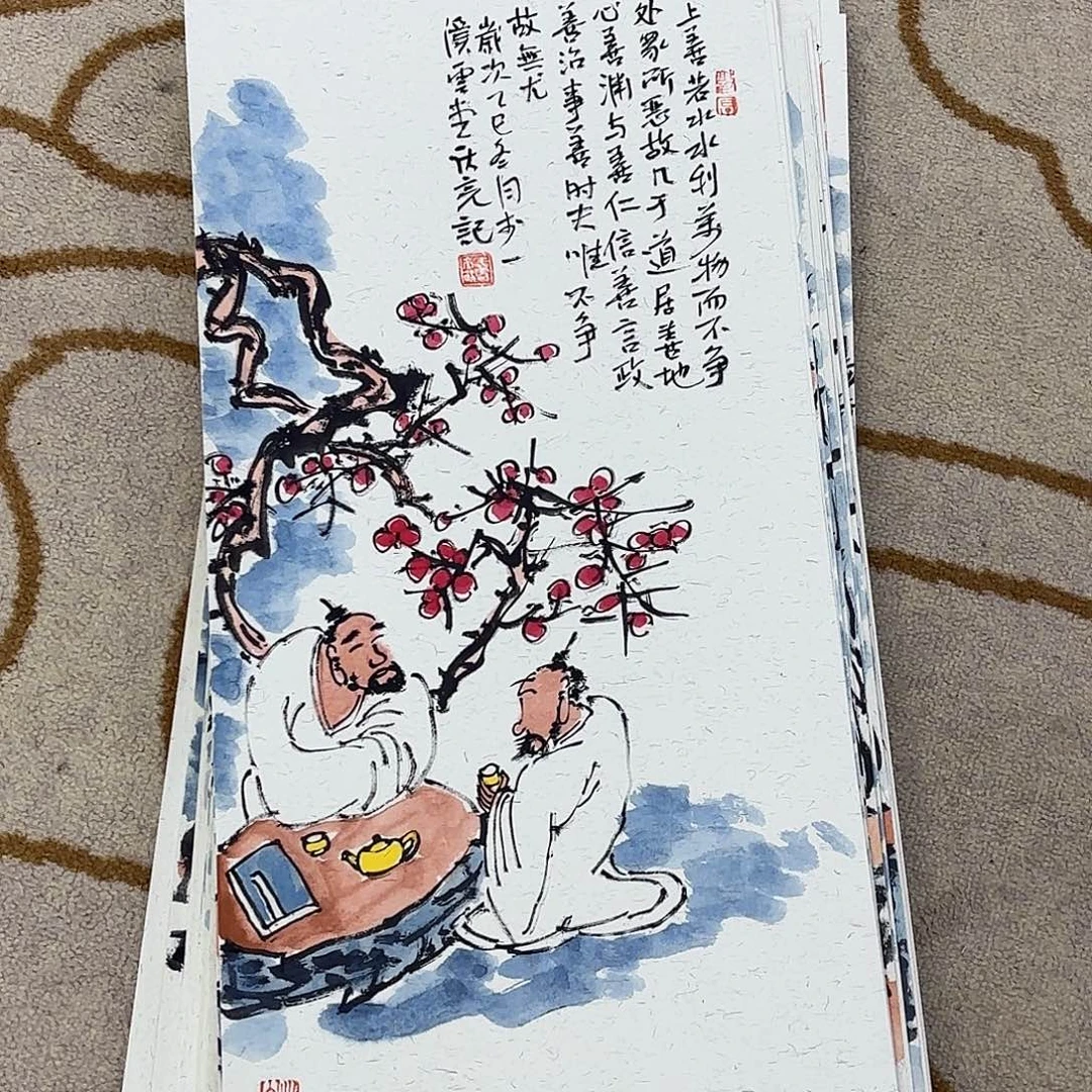 油画王庆亮卡纸作品艺
