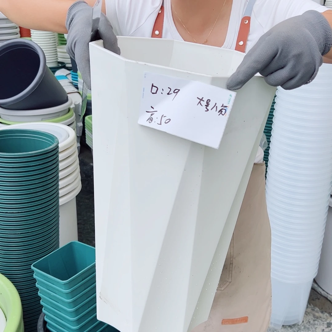 瑕疵八角大号白色2个无托