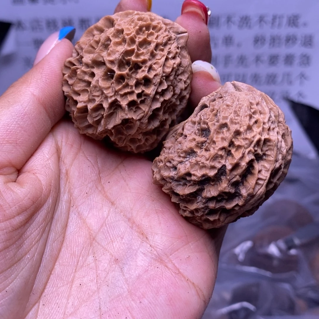 把件文玩核桃云南野生铁核桃139号43mm