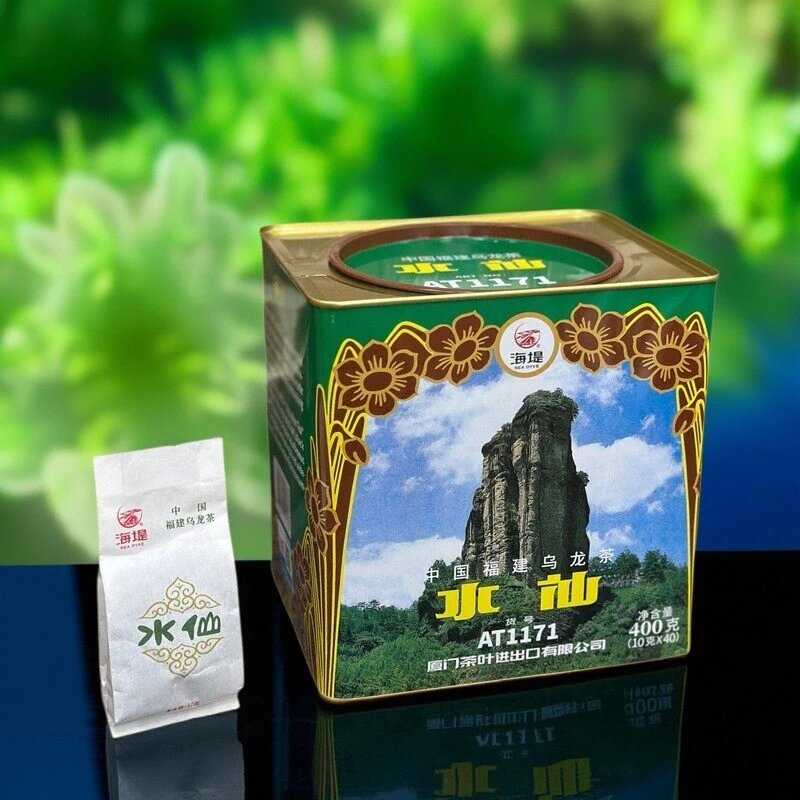 海堤水仙乌龙茶AT1171水仙罐装400克/罐醇厚足火浓香型茶叶