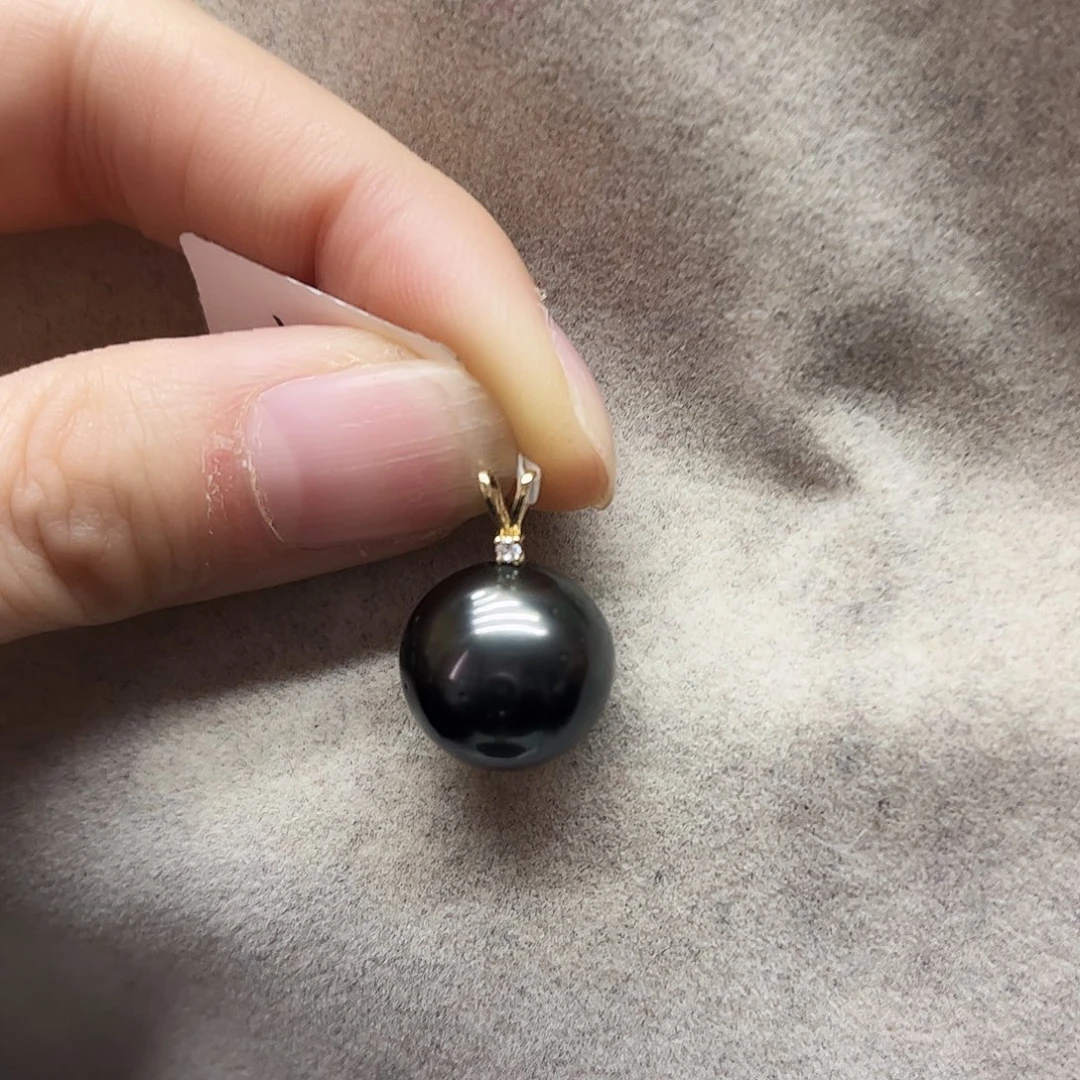 海水珍珠18K金镶嵌颈饰