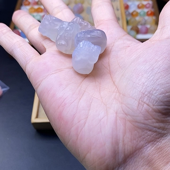 急***七玛瑙/玉髓合金车挂