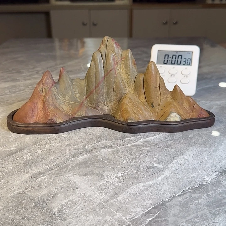 夕***美奇石茶宠鱼缸文房摆件