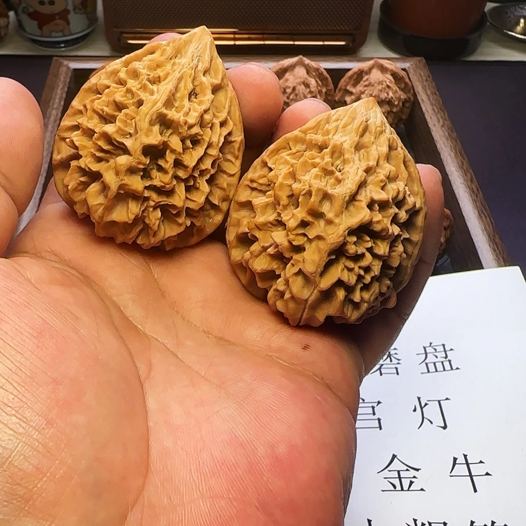 分***生文玩核桃把件老鼠核桃