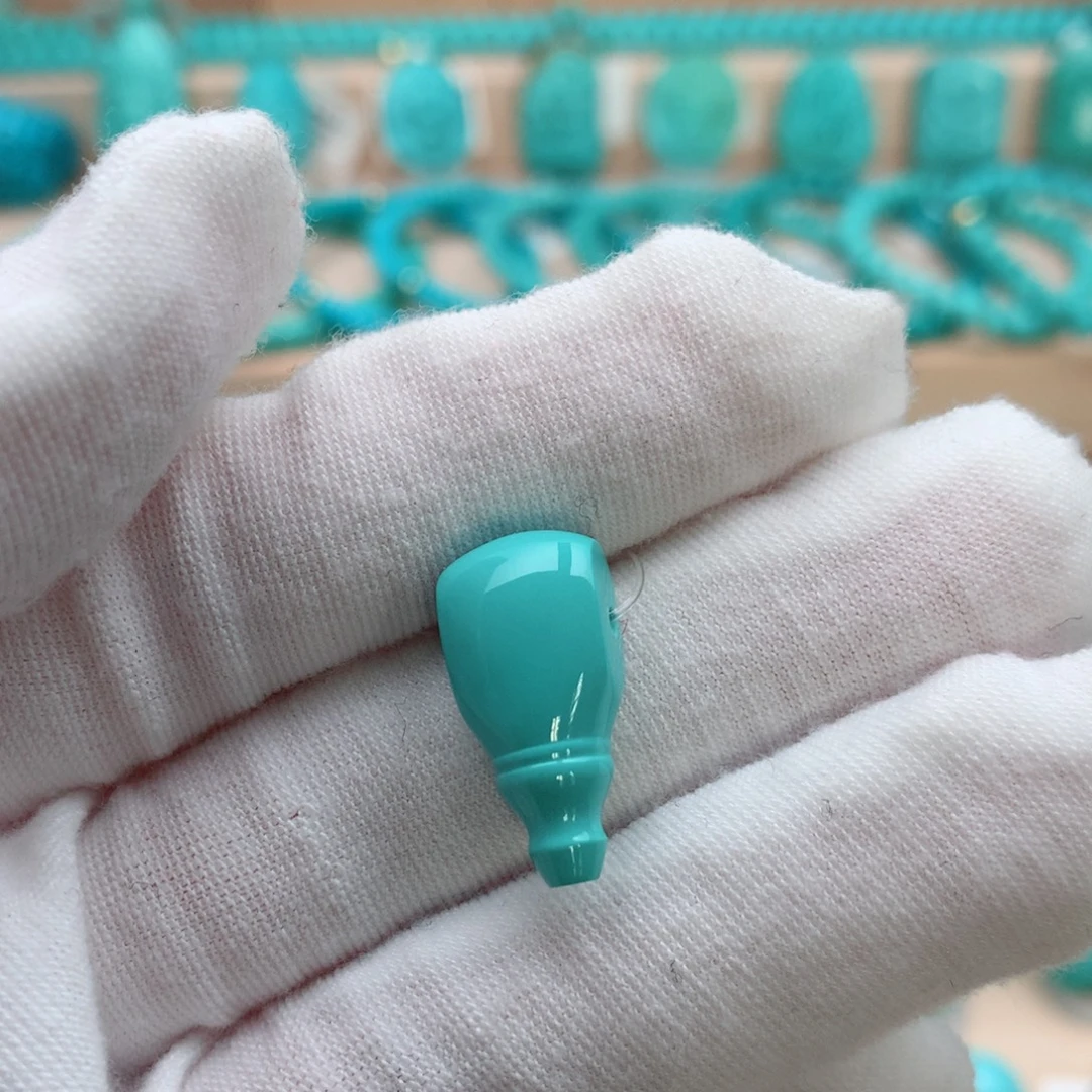 绿松石未镶嵌珠宝奇石9.5mm