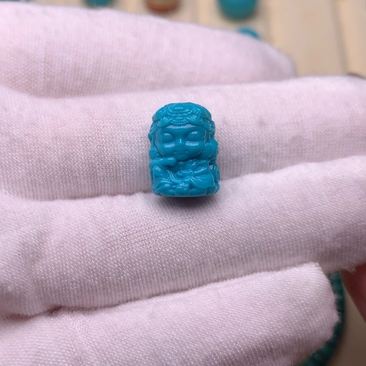 未镶嵌绿松石绿松石扎基14.8*11.3