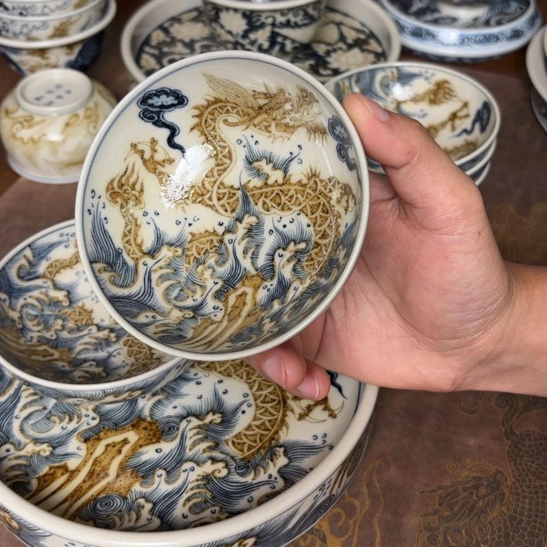 摆件景德镇手绘茶器