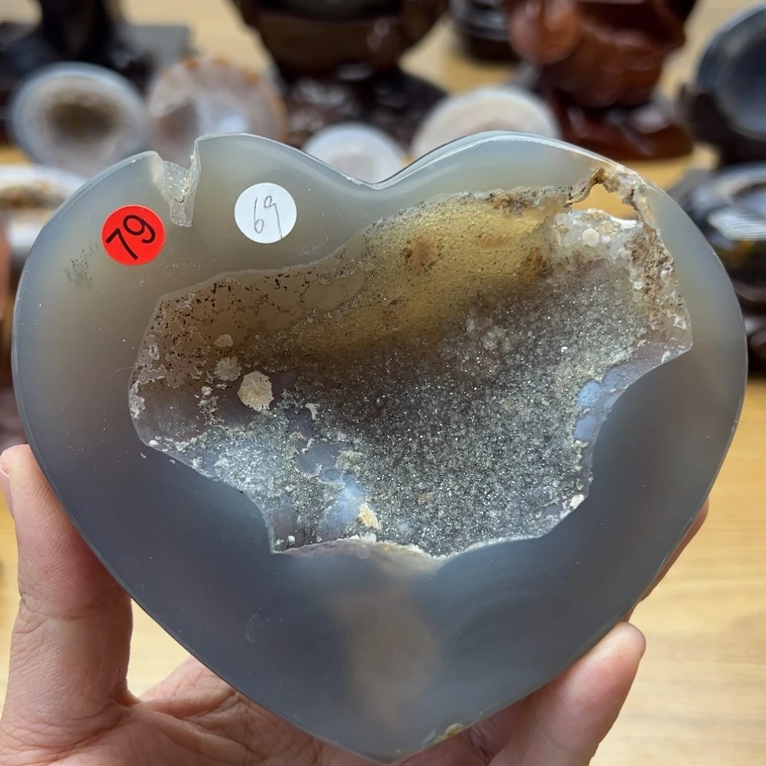 水晶水晶无镶嵌未镶嵌爱心79