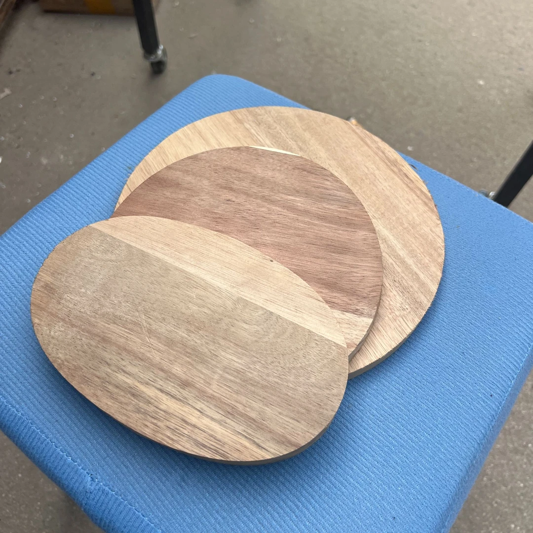 相思木杯垫三件套 简约创意精致手工