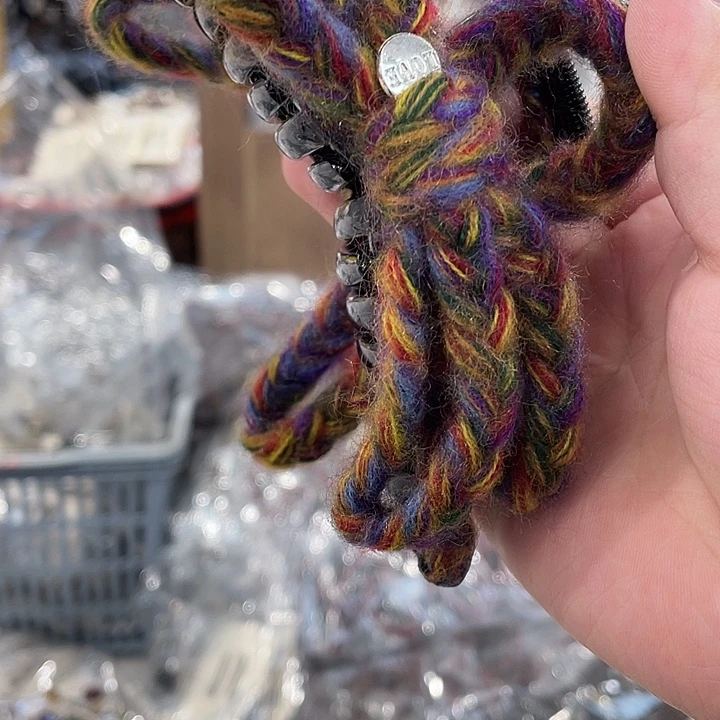 铁合金皮质毛线抓夹