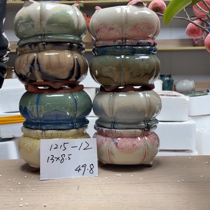 粗陶多肉花盆微瑕12