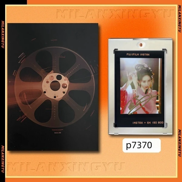 P7370【孟子义】正品拍立得照片 黑胶