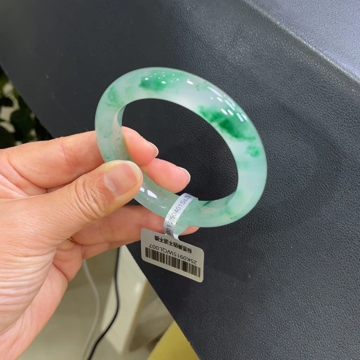 石英质玉（非洲翠）未镶嵌手镯➕小玥5455