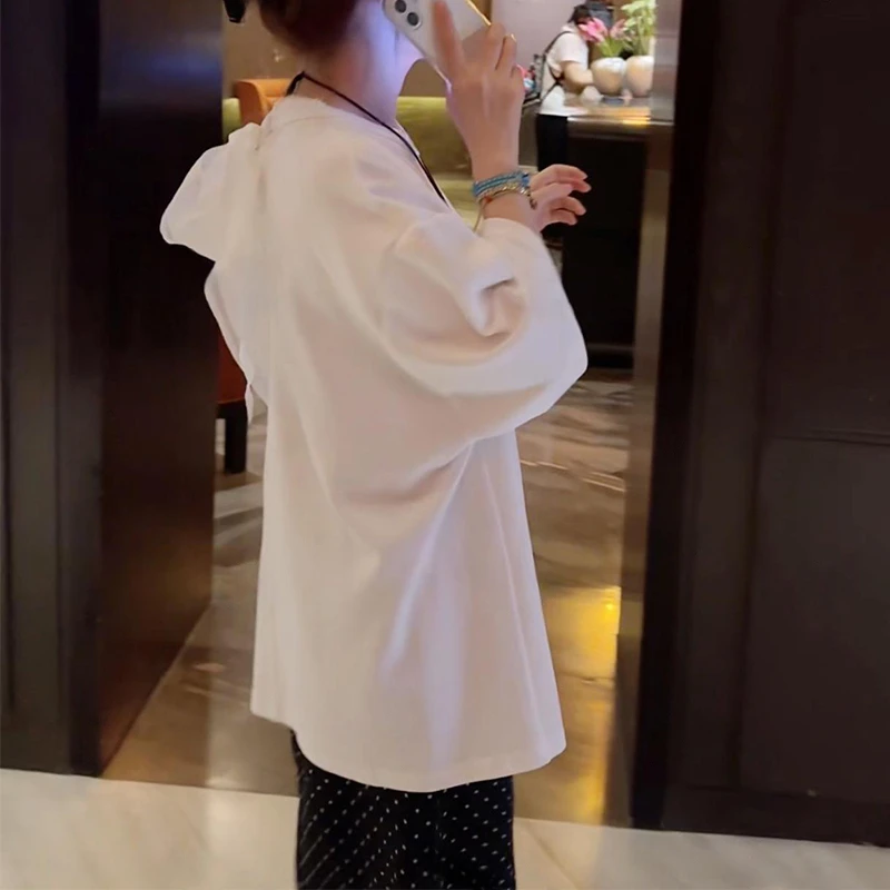 韩国东大门夏季新款简约设计感ins时尚百搭宽松大码蝴蝶结短袖T恤