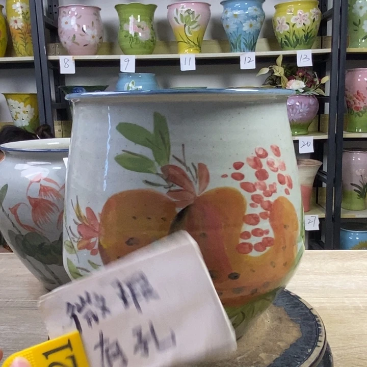 景德镇高温陶瓷花盆