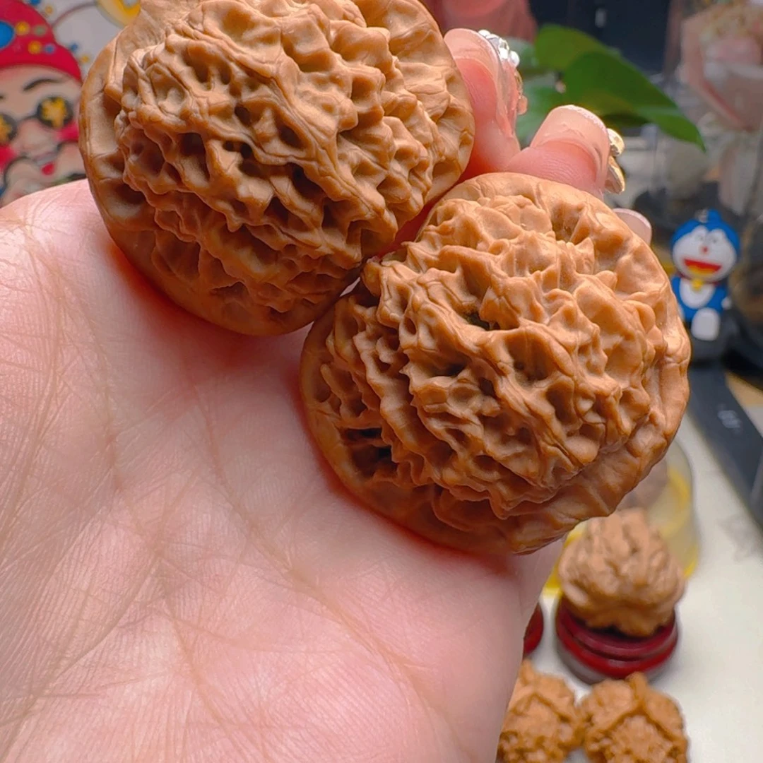 核桃把件37尺寸秦闷