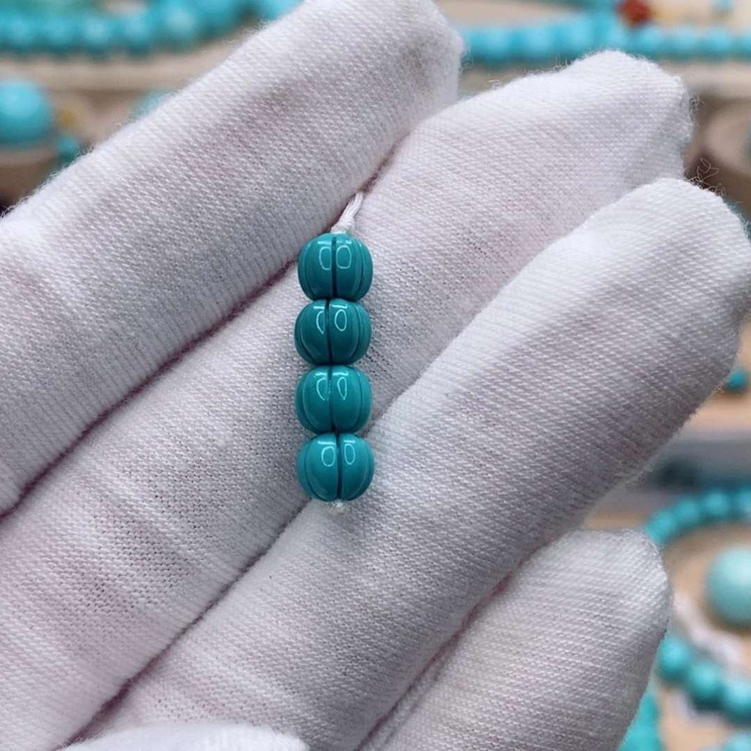 绿松石未镶嵌珠宝奇石5mm