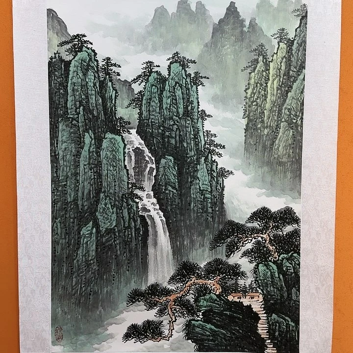 国画书法作品多次参加