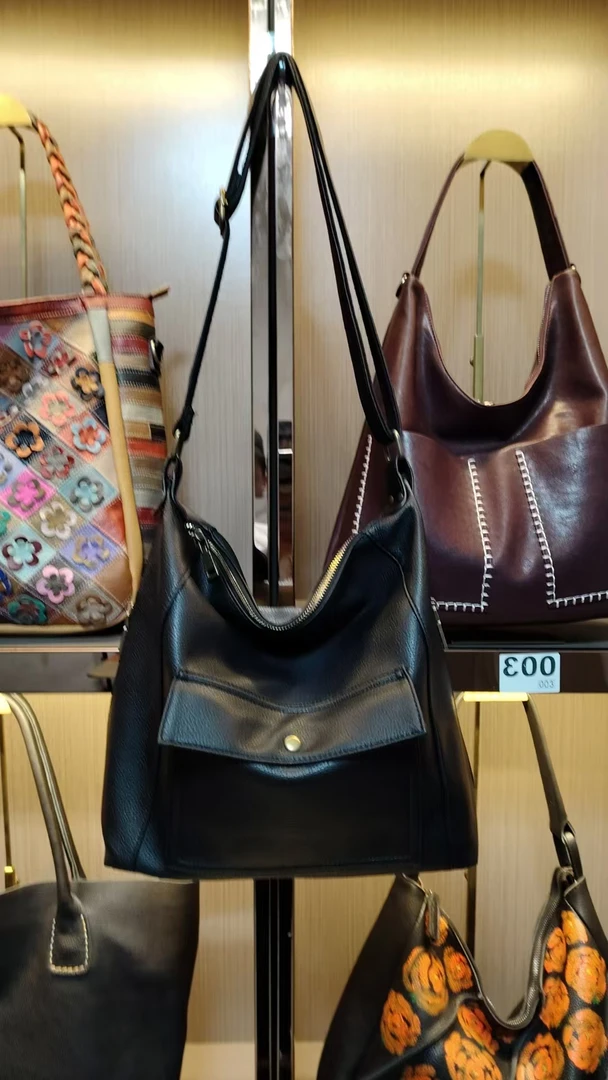 新款大容量简约腋下斜挎女包1012