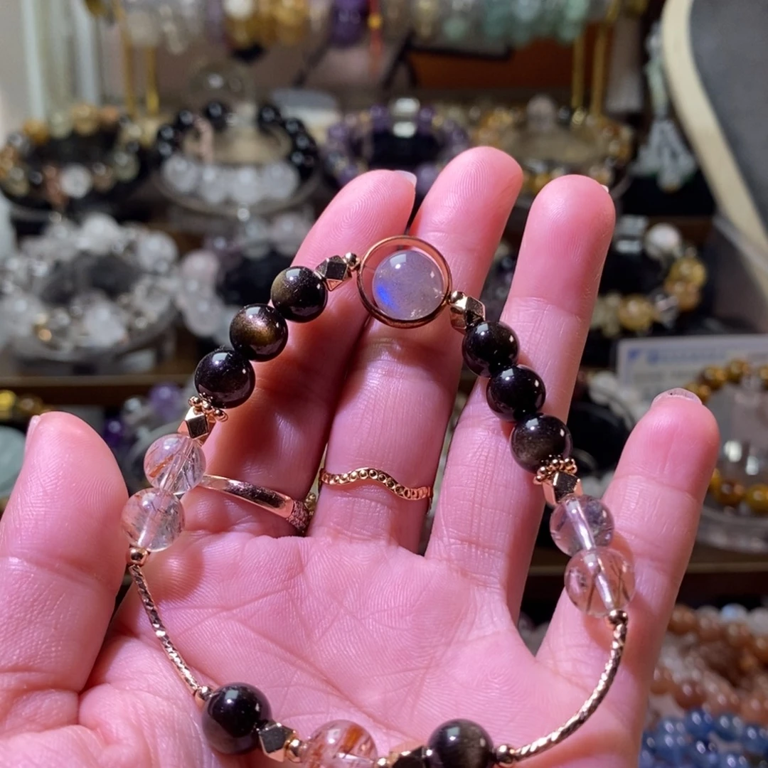 手串水晶合金天然水晶DIY手串