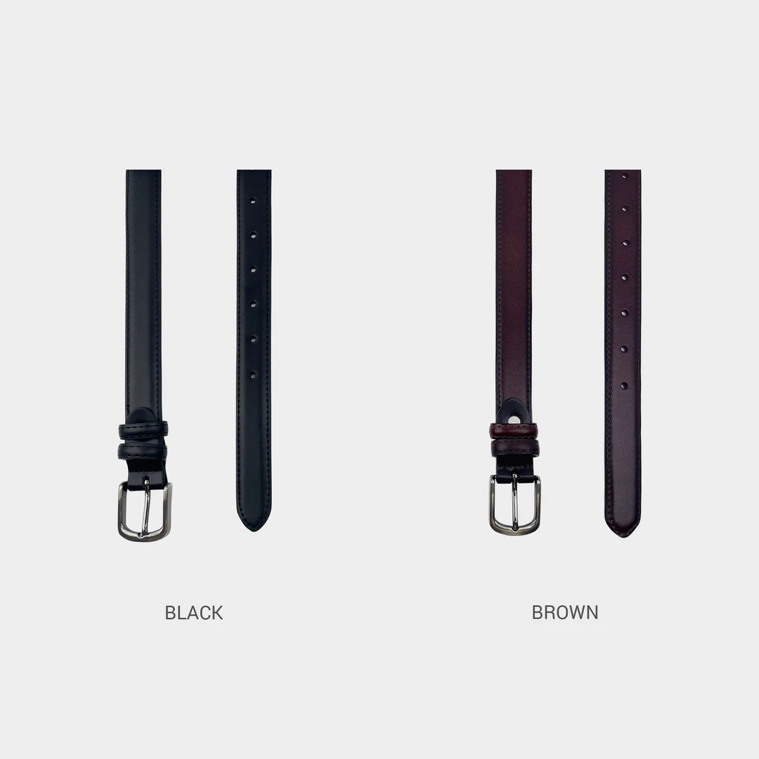 【金恩慧欧尼Hi mood】复古休闲百搭牛皮腰带무드베이직벨트