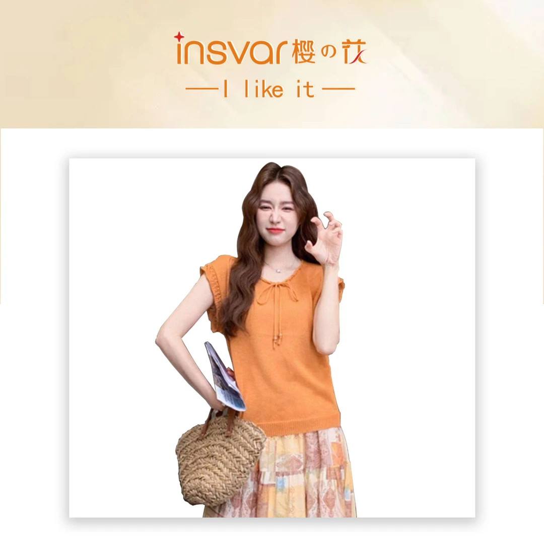 夏季时尚吊带INS风时尚上衣韩系风宽松法式千金风