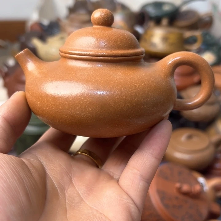紫砂茶壶紫砂壶微瑕盖子跳砂