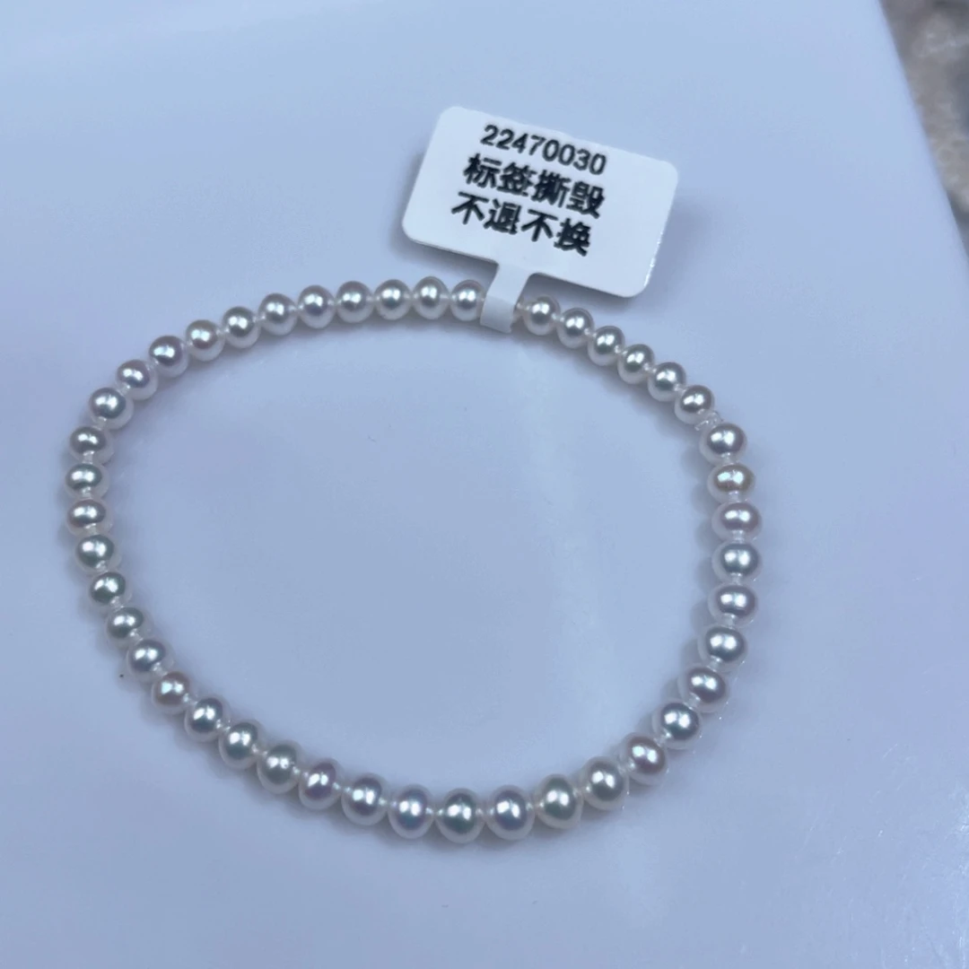 银S925镶嵌天然珍珠淡水珍珠