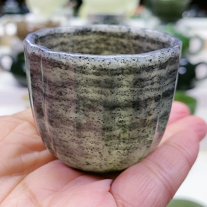 未镶嵌和田玉挂件茶杯65m l