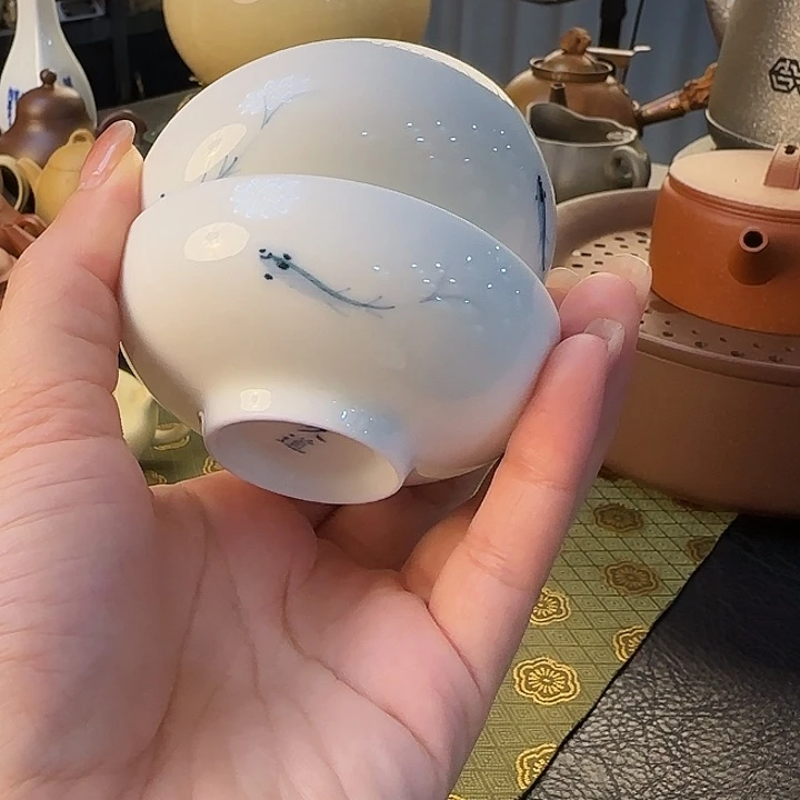 瓷片青华年年有余容量30cc