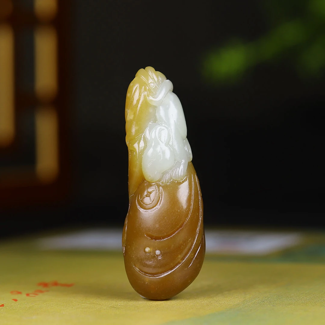 92703和田玉糖白玉瑞鼠送财